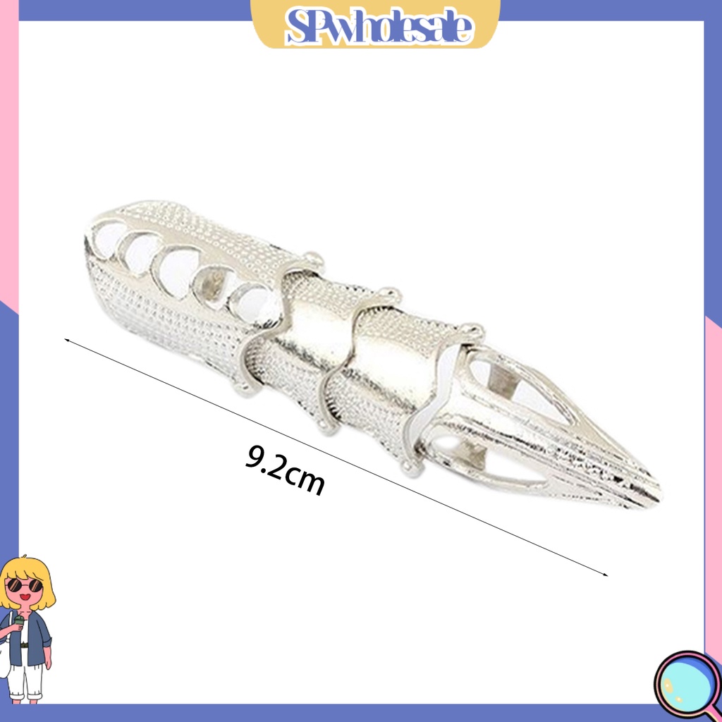 {SPwholesale} Nhẫn đeo khớp móng tay cho nam nữ phong cách Gothic độc đáo