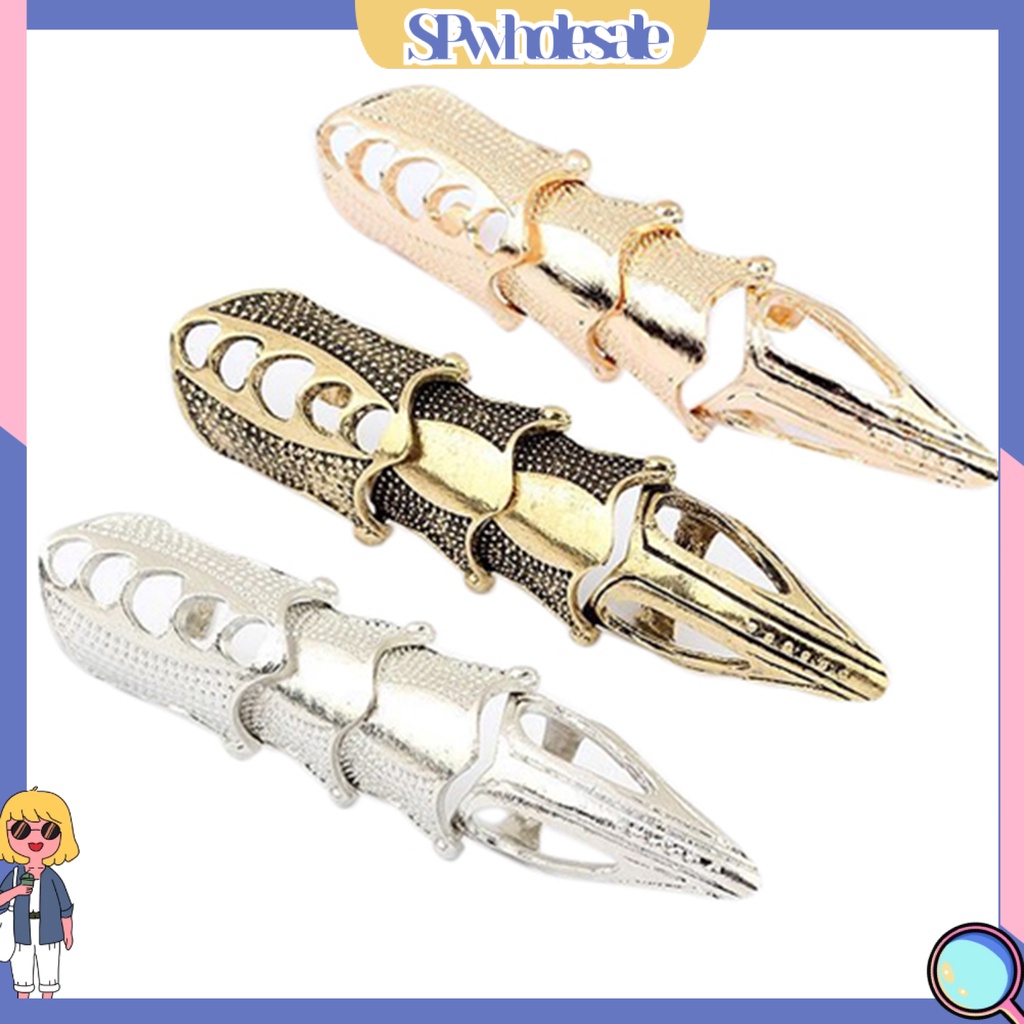 {SPwholesale} Nhẫn đeo khớp móng tay cho nam nữ phong cách Gothic độc đáo