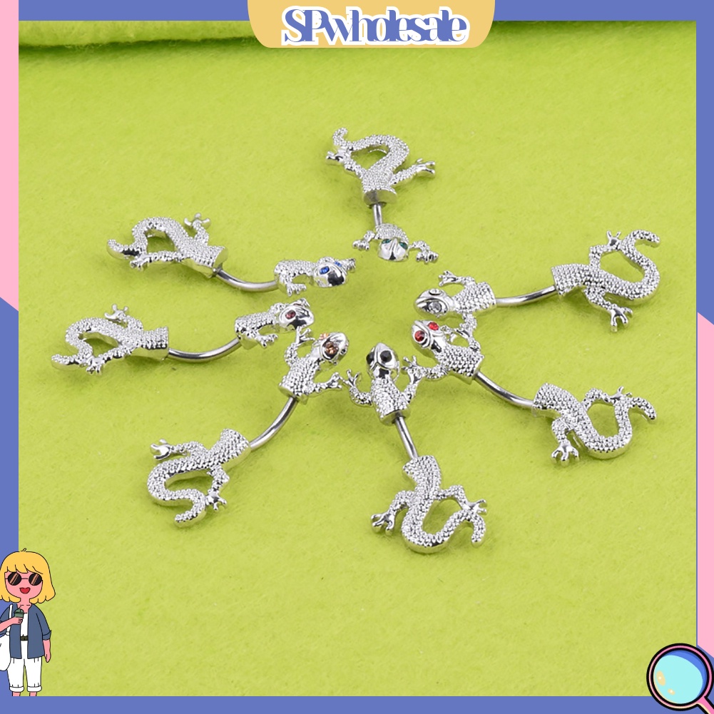 {SPwholesale} Khuyên tắc kè xỏ rốn thời trang