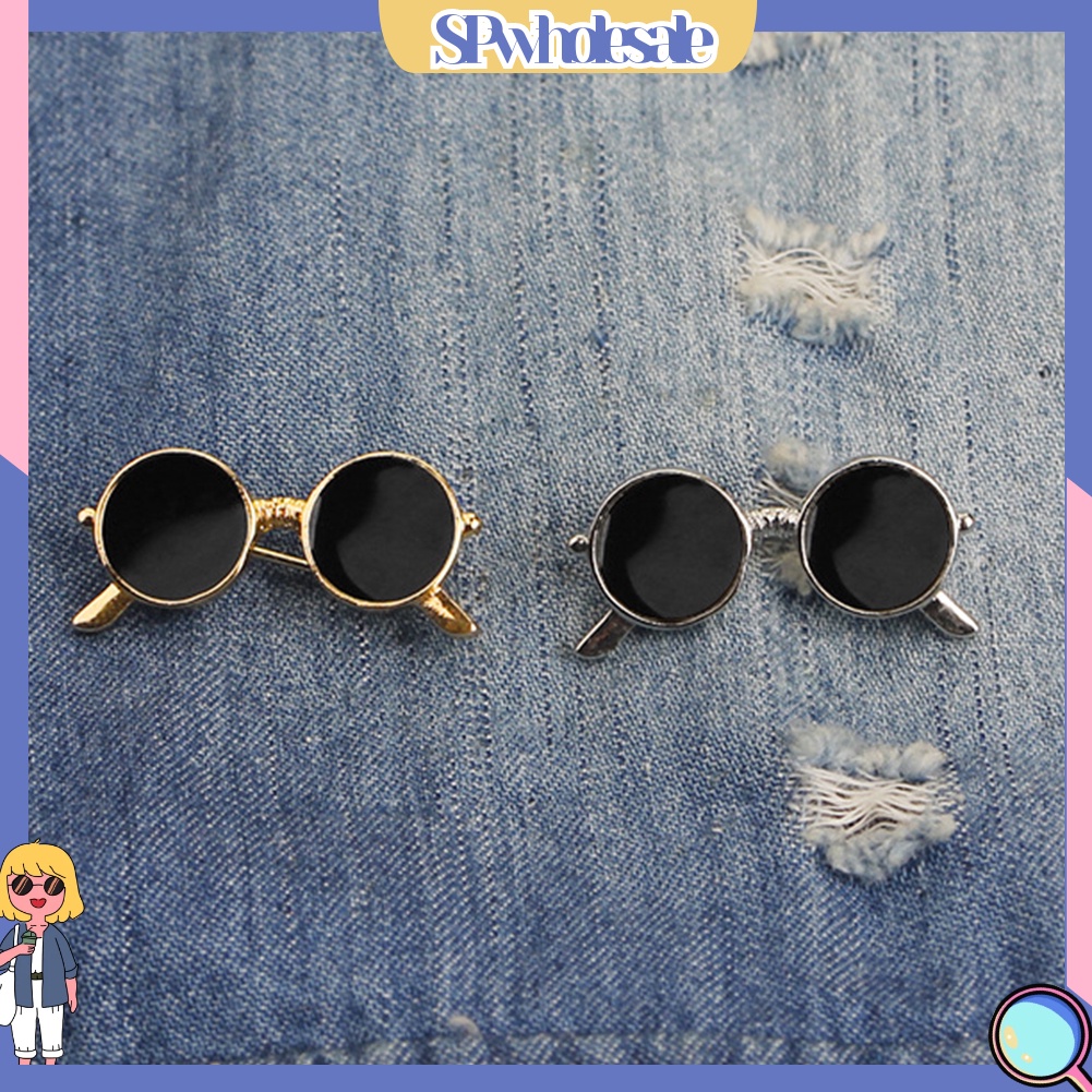 [SPwholesale] Cài áo hình mắt kính tròn độc đáo thời trang cho nam