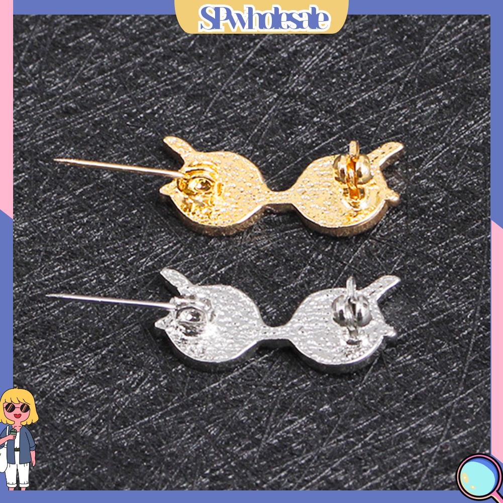 [SPwholesale] Cài áo hình mắt kính tròn độc đáo thời trang cho nam