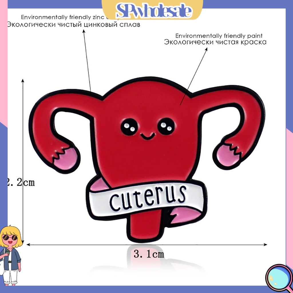 {SPwholesale} Ghim cài áo hình dạng độc đáo trang trí quần áo thời trang