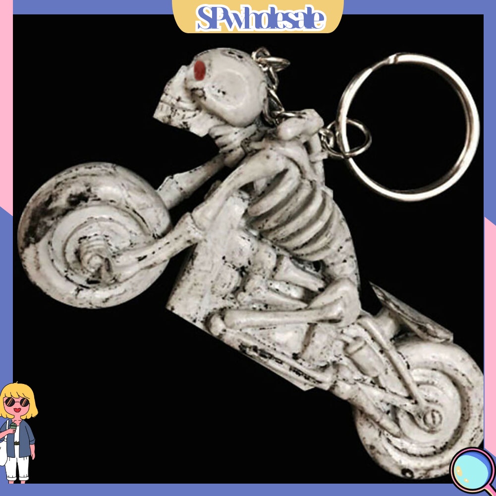 SPwholesale| Móc khóa hình đầu lâu cho xe máy