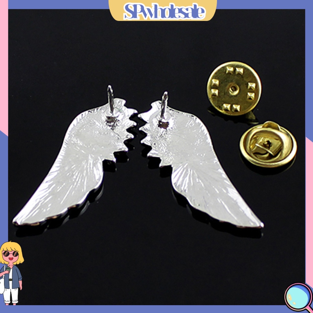 {SPwholesale} Ghim cài cổ áo hình đôi cánh xinh xắn dành cho nữ