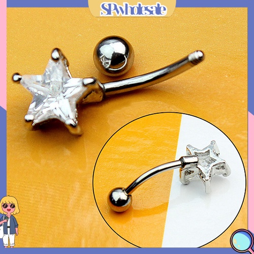 [SPwholesale] Khuyên rốn dạng thanh tạ hình ngôi sao năm cánh độc đáo