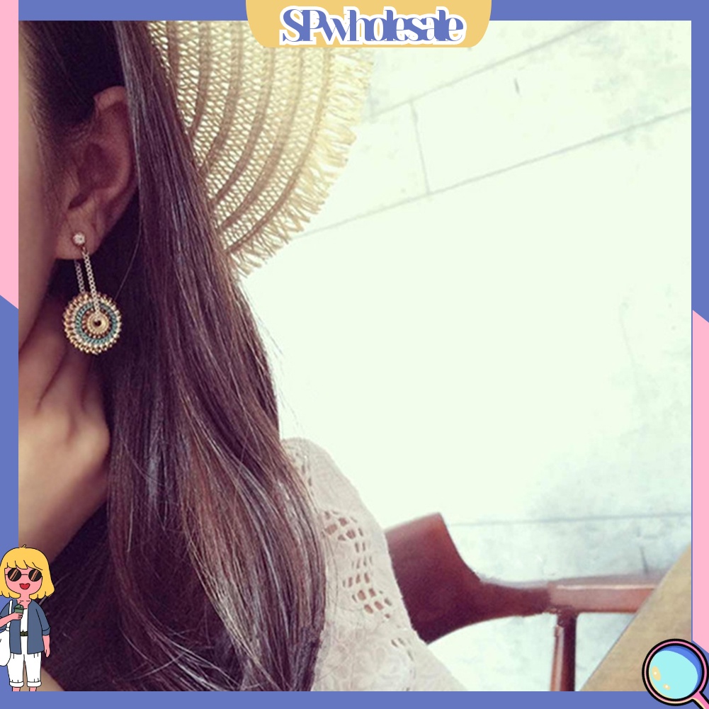 [SPwholesale] Khuyên tai đính đá phong cách Bohemian dành cho nữ