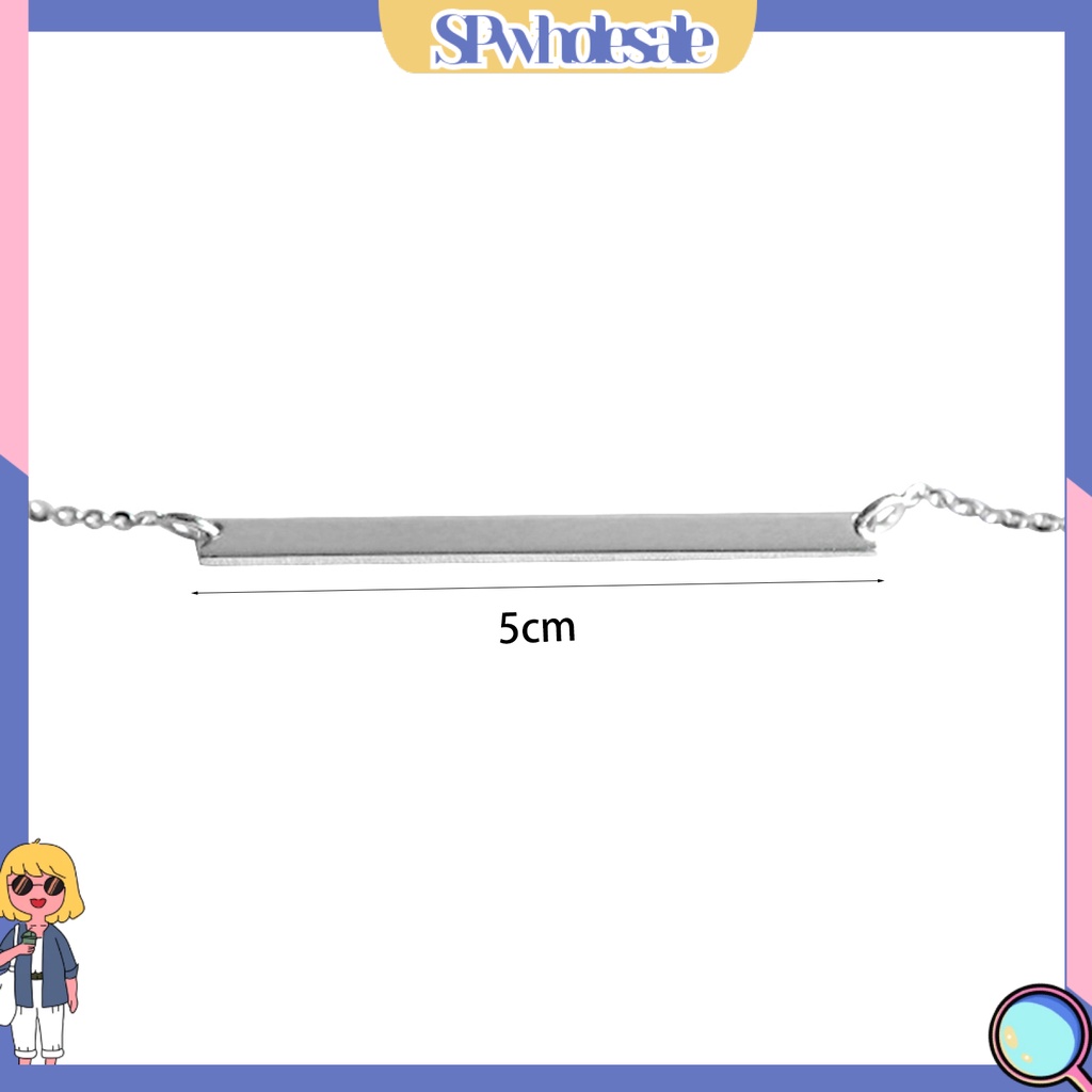 {SPwholesale} Vòng tay kim loại kiểu dáng đơn giản thời trang cho nữ