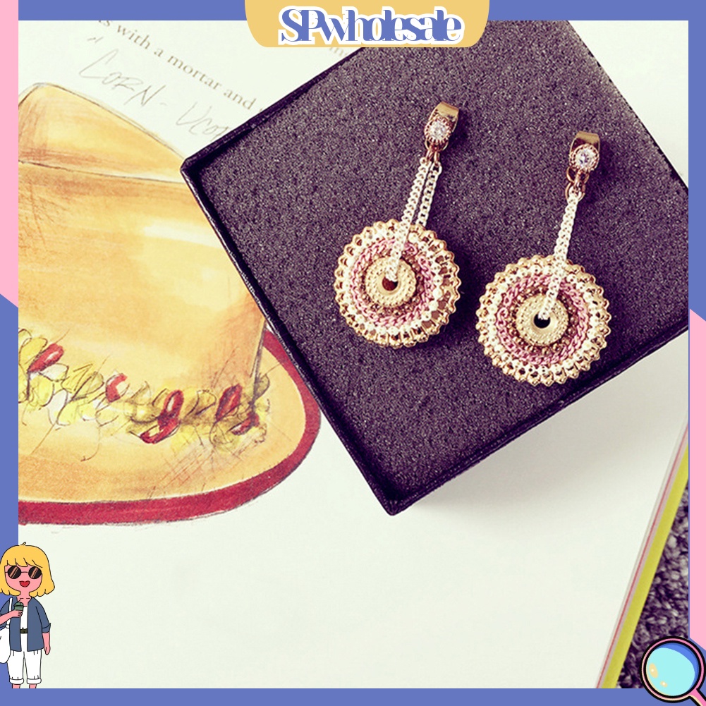 [SPwholesale] Khuyên tai đính đá phong cách Bohemian dành cho nữ