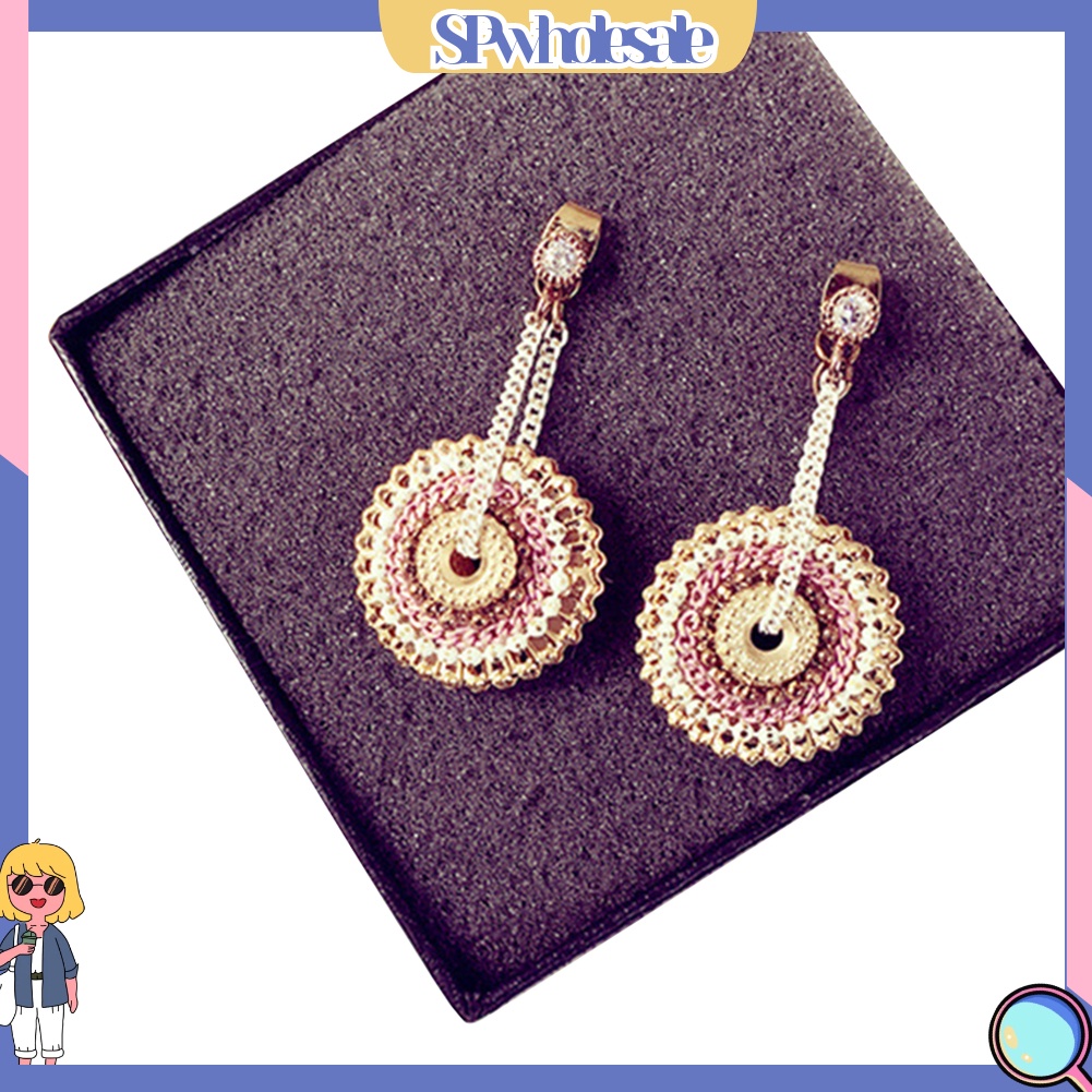 [SPwholesale] Khuyên tai đính đá phong cách Bohemian dành cho nữ