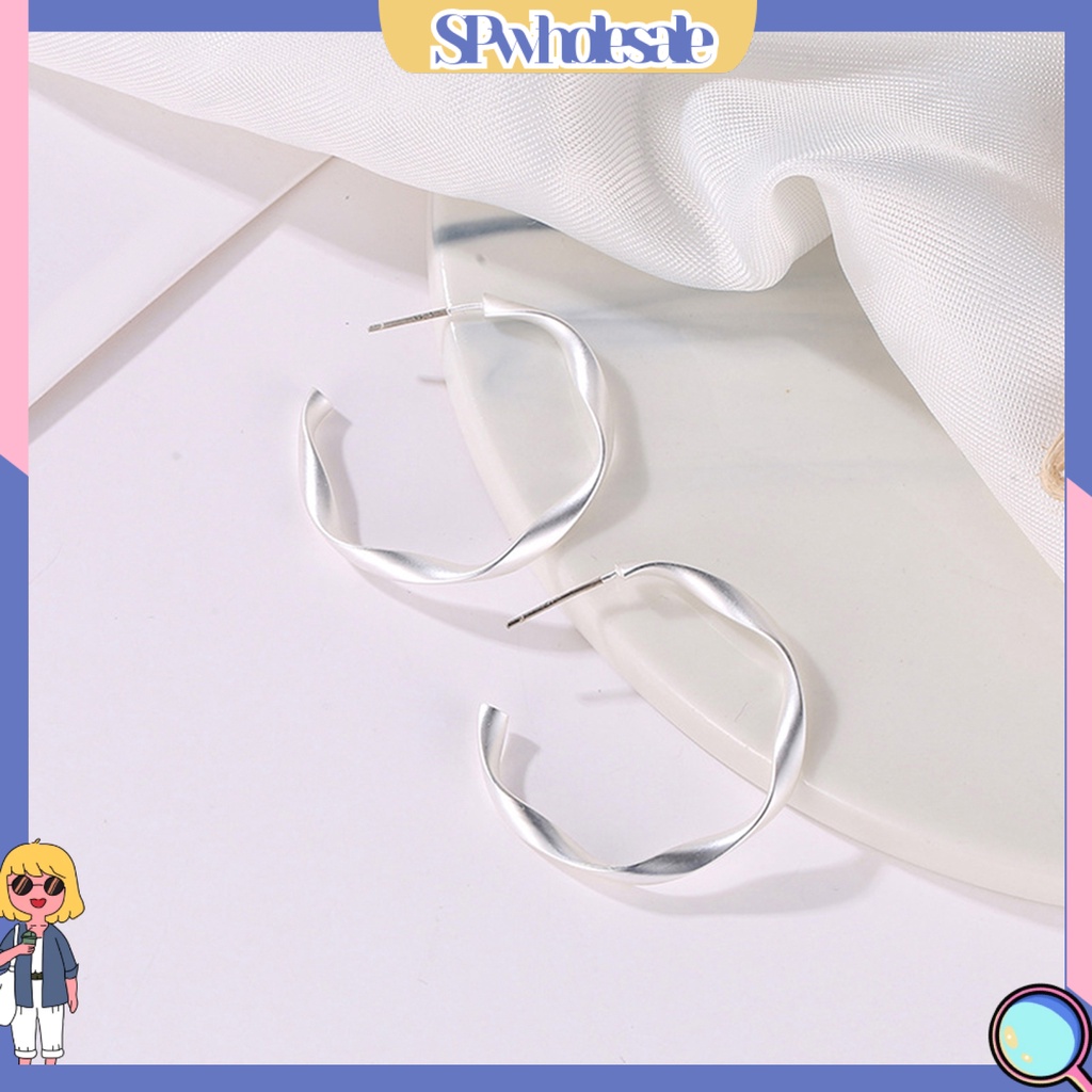 {SPwholesale} Bông tai dạng vòng thời trang cho nữ