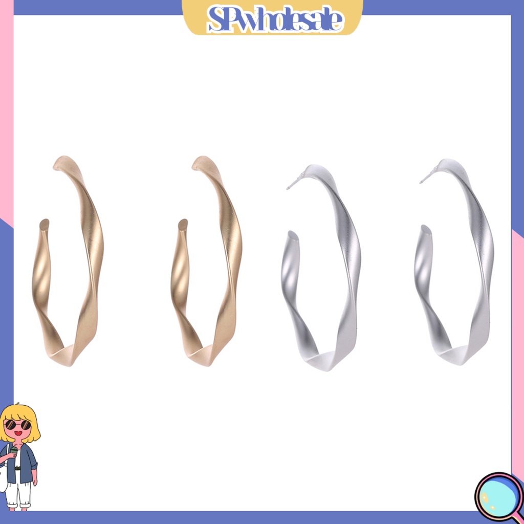 {SPwholesale} Bông tai dạng vòng thời trang cho nữ