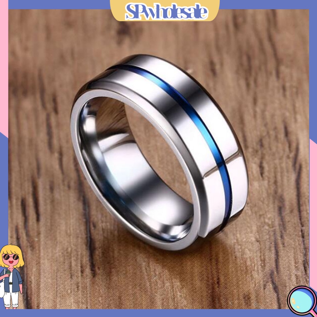 {SPwholesale} Nhẫn đính đá 2 màu thời trang sành điệu cho nam và nữ