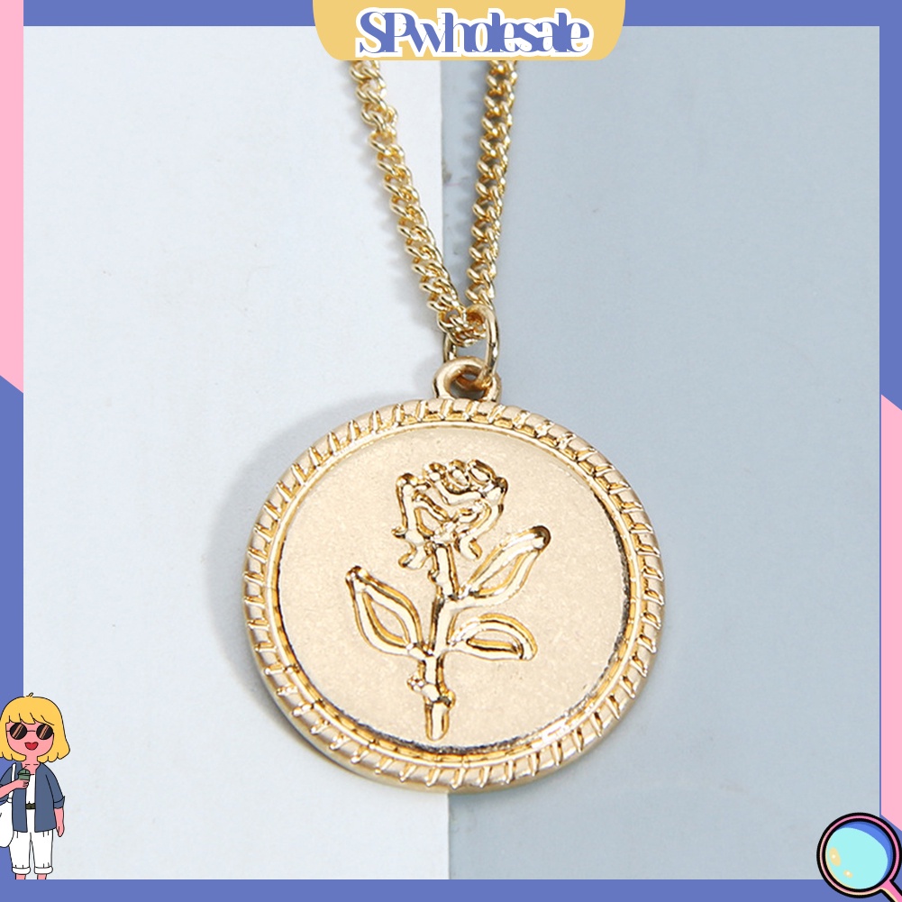 {SPwholesale} Dây chuyền hoa hồng phong cách vintage thời trang cho nữ