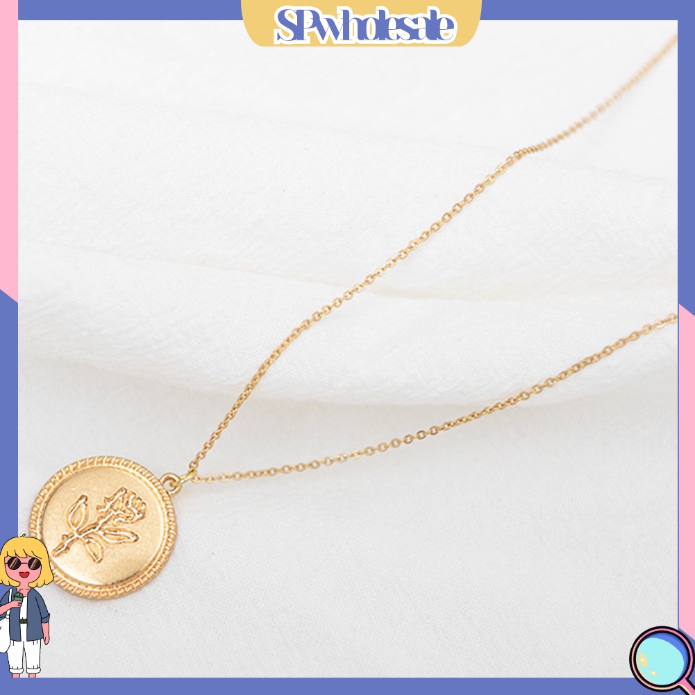 {SPwholesale} Dây chuyền hoa hồng phong cách vintage thời trang cho nữ