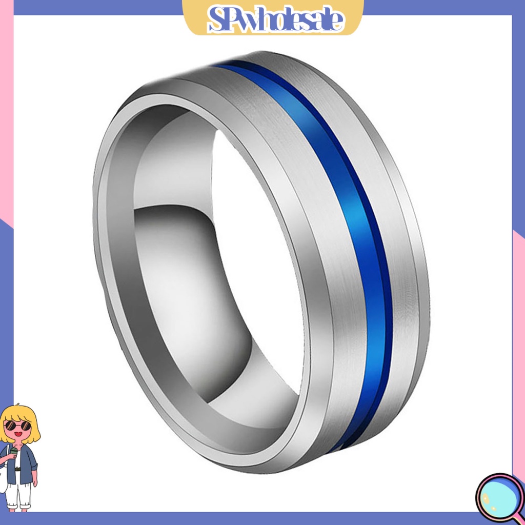 {SPwholesale} Nhẫn đính đá 2 màu thời trang sành điệu cho nam và nữ