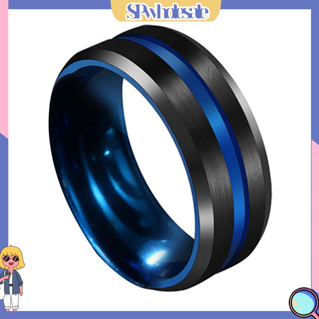 {SPwholesale} Nhẫn đính đá 2 màu thời trang sành điệu cho nam và nữ