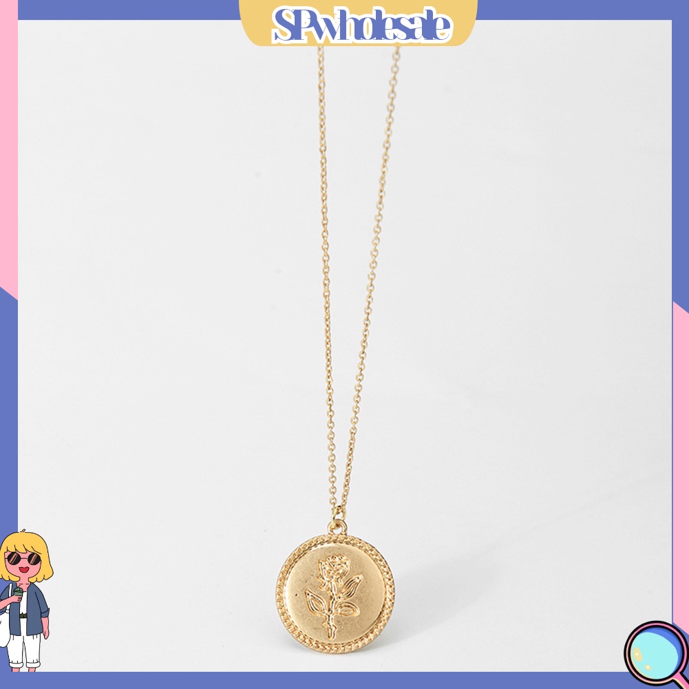 {SPwholesale} Dây chuyền hoa hồng phong cách vintage thời trang cho nữ