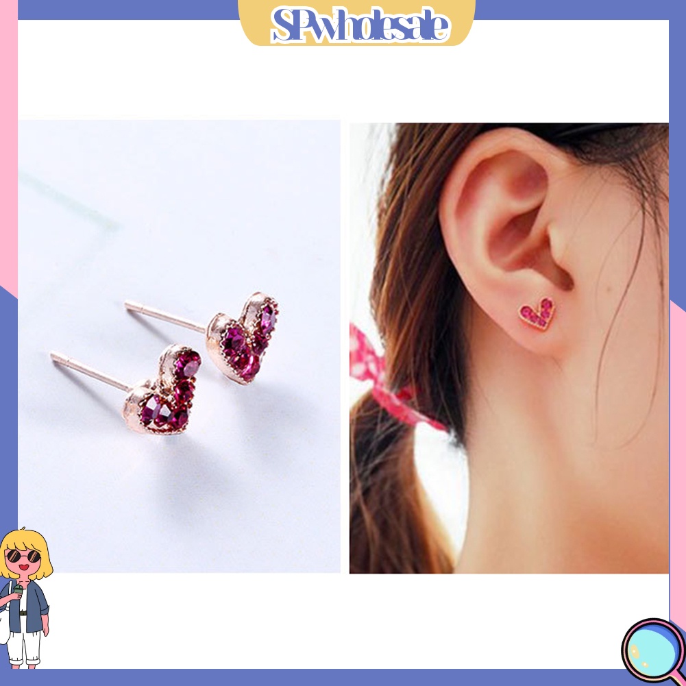 {SPwholesale} Bộ 6 đôi khuyên tai nhiều kiểu dáng thiết kế thời trang