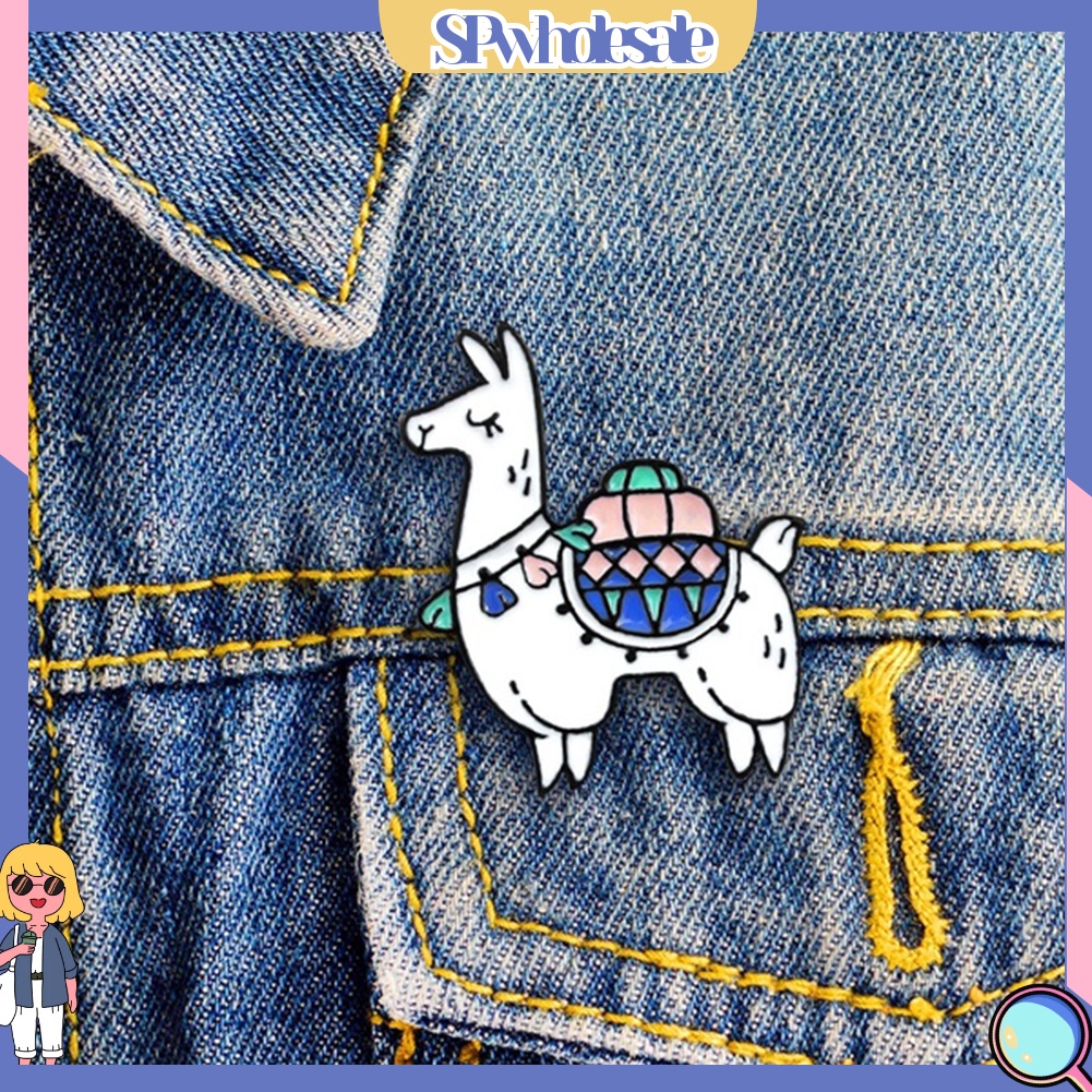 {SPwholesale} Ghim cài trang trí quần áo họa tiết hoạt hình động vật dễ thương ngộ nghĩnh