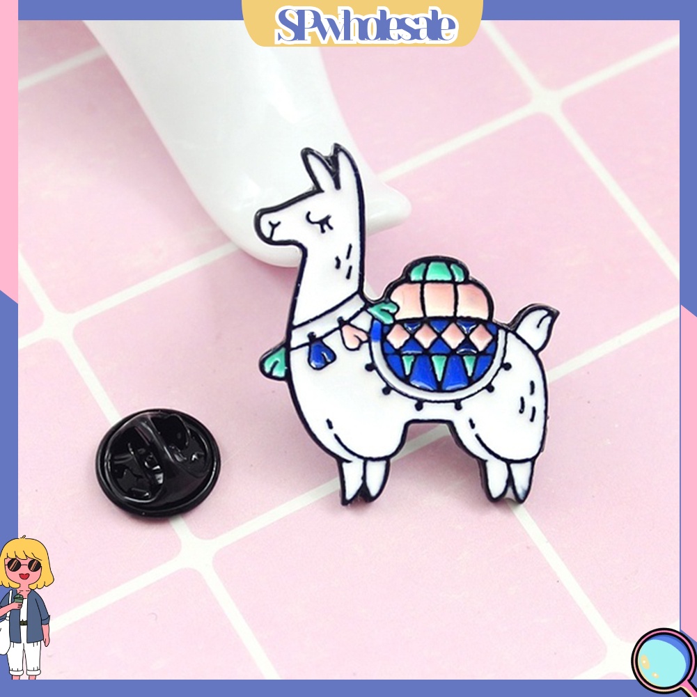 {SPwholesale} Ghim cài trang trí quần áo họa tiết hoạt hình động vật dễ thương ngộ nghĩnh