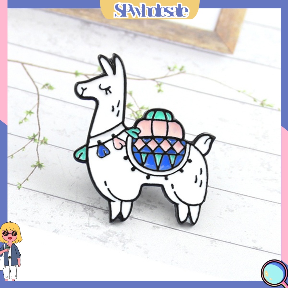 {SPwholesale} Ghim cài trang trí quần áo họa tiết hoạt hình động vật dễ thương ngộ nghĩnh