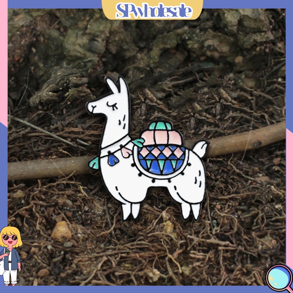 {SPwholesale} Ghim cài trang trí quần áo họa tiết hoạt hình động vật dễ thương ngộ nghĩnh