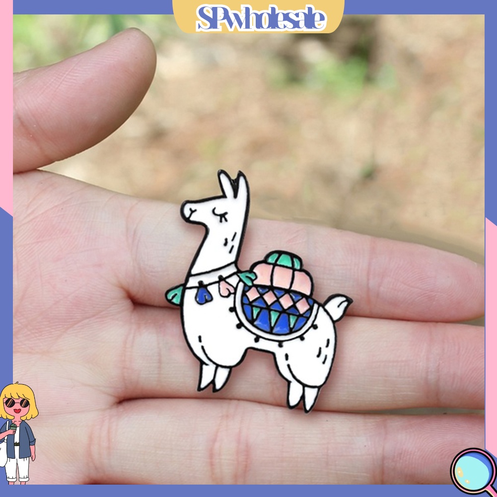 {SPwholesale} Ghim cài trang trí quần áo họa tiết hoạt hình động vật dễ thương ngộ nghĩnh