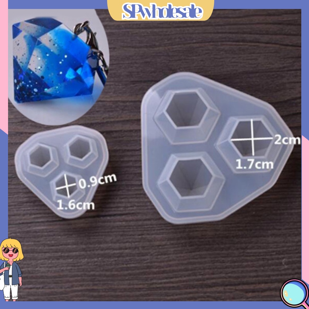 {SPwholesale} Khuôn làm đồ trang sức bằng silicon tạo hình kim cương