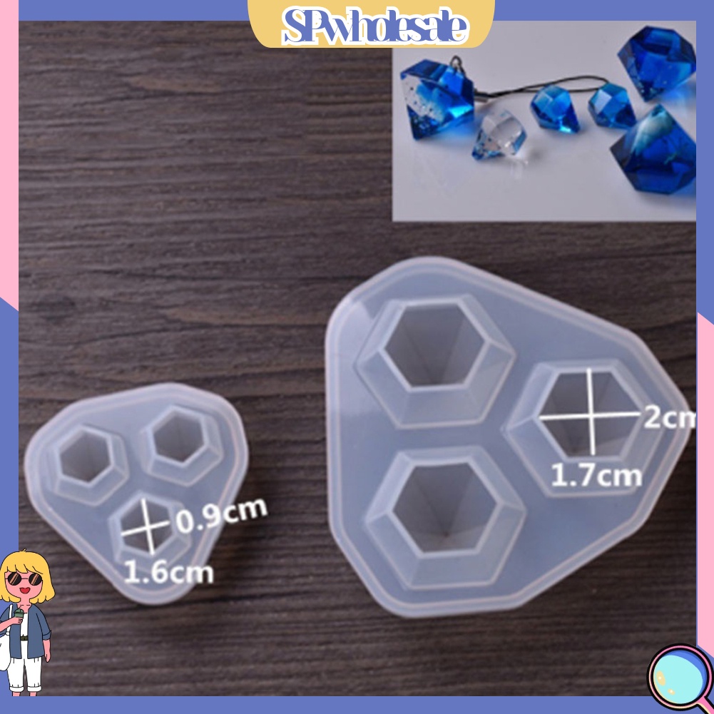 {SPwholesale} Khuôn làm đồ trang sức bằng silicon tạo hình kim cương