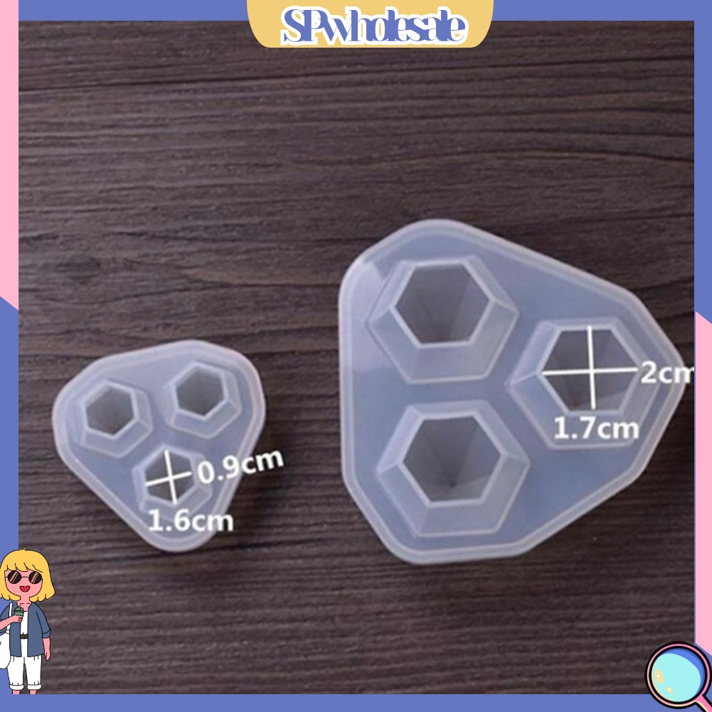 {SPwholesale} Khuôn làm đồ trang sức bằng silicon tạo hình kim cương