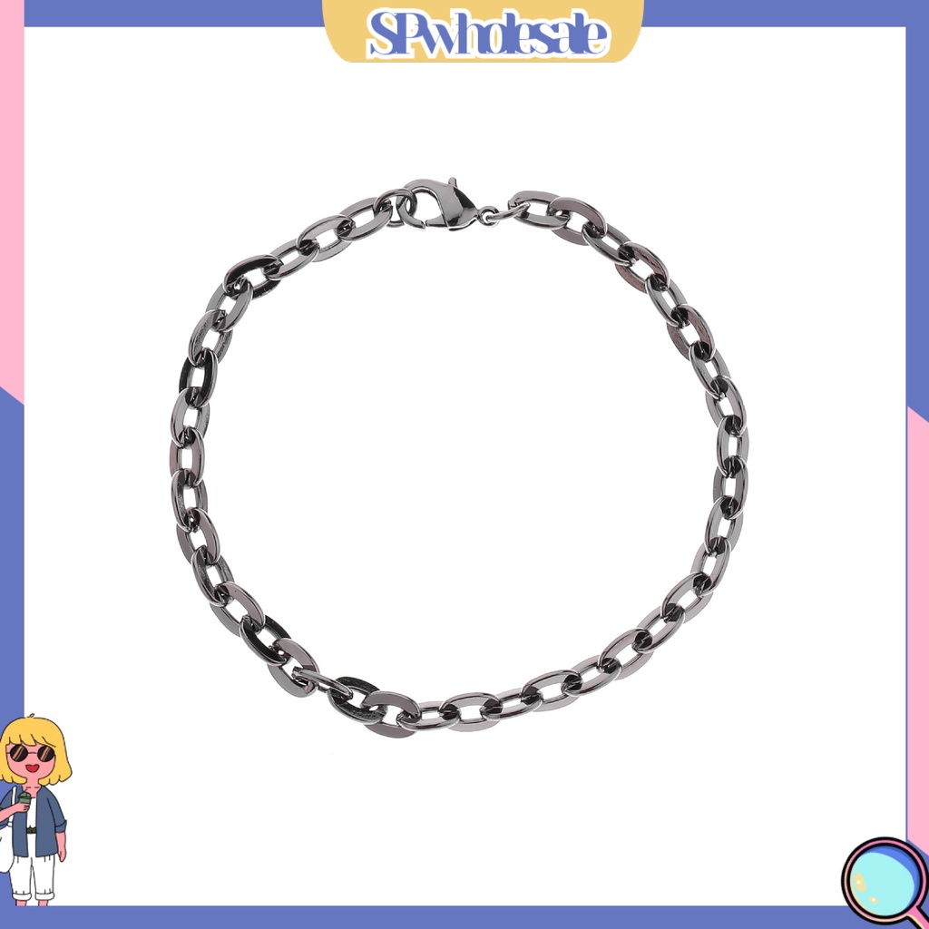 [SPwholesale] Vòng tay kim loại thiết kế đơn giản phong cách thời trang Unisex