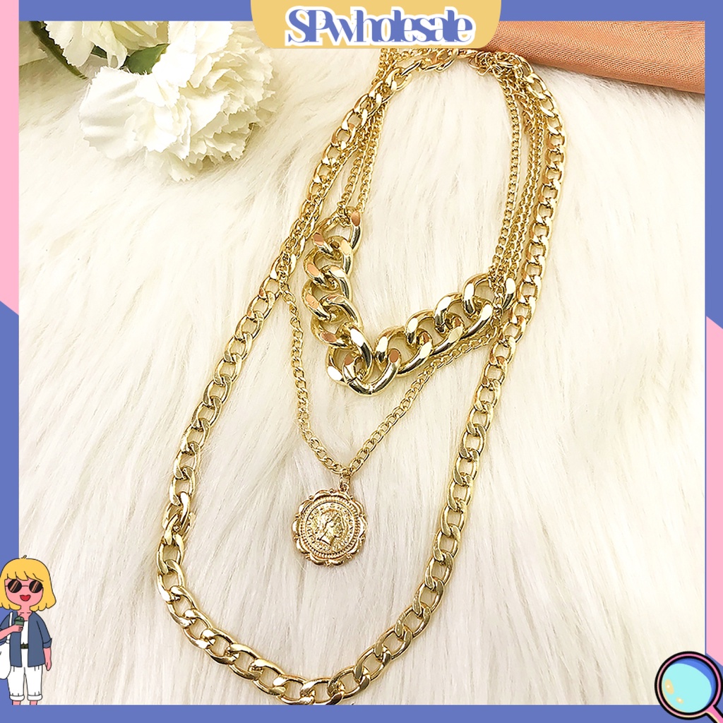 {SPwholesale} Dây chuyền nhiều lớp thời trang phong cách hip hop