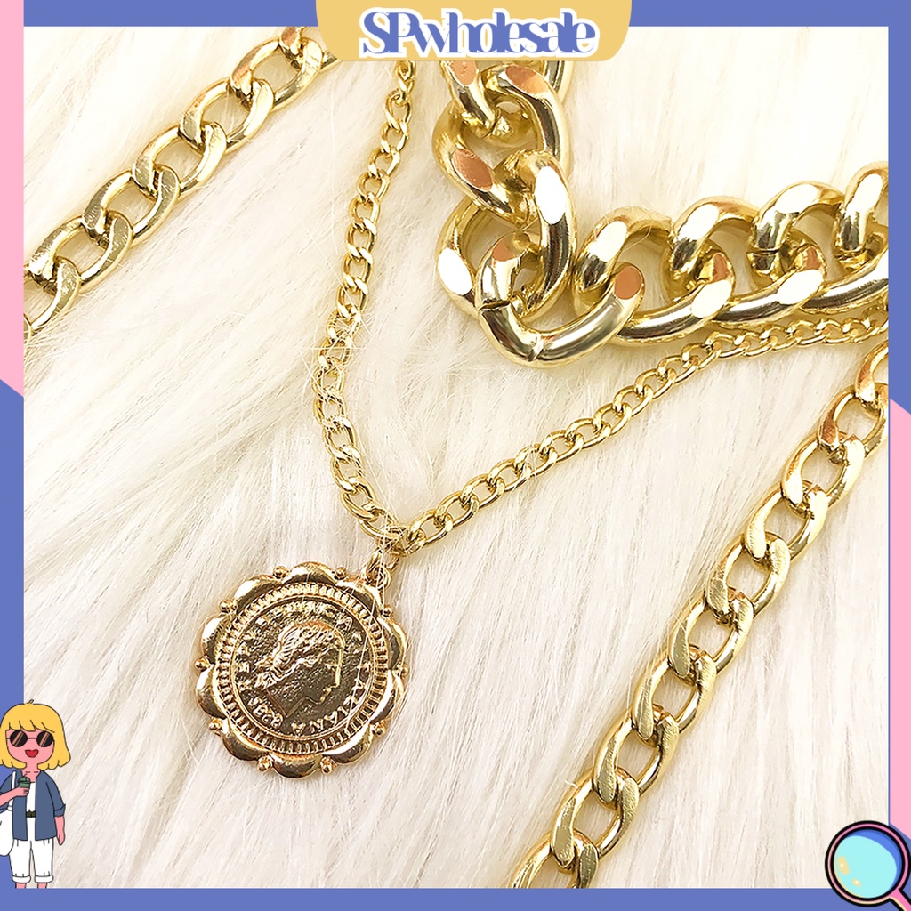 {SPwholesale} Dây chuyền nhiều lớp thời trang phong cách hip hop