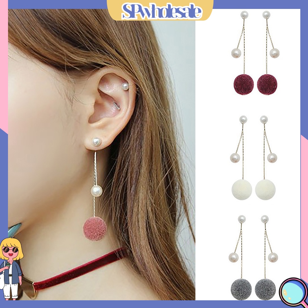 {SPwholesale} Khuyên tai nữ trang dáng dài tạo hình độc đáo