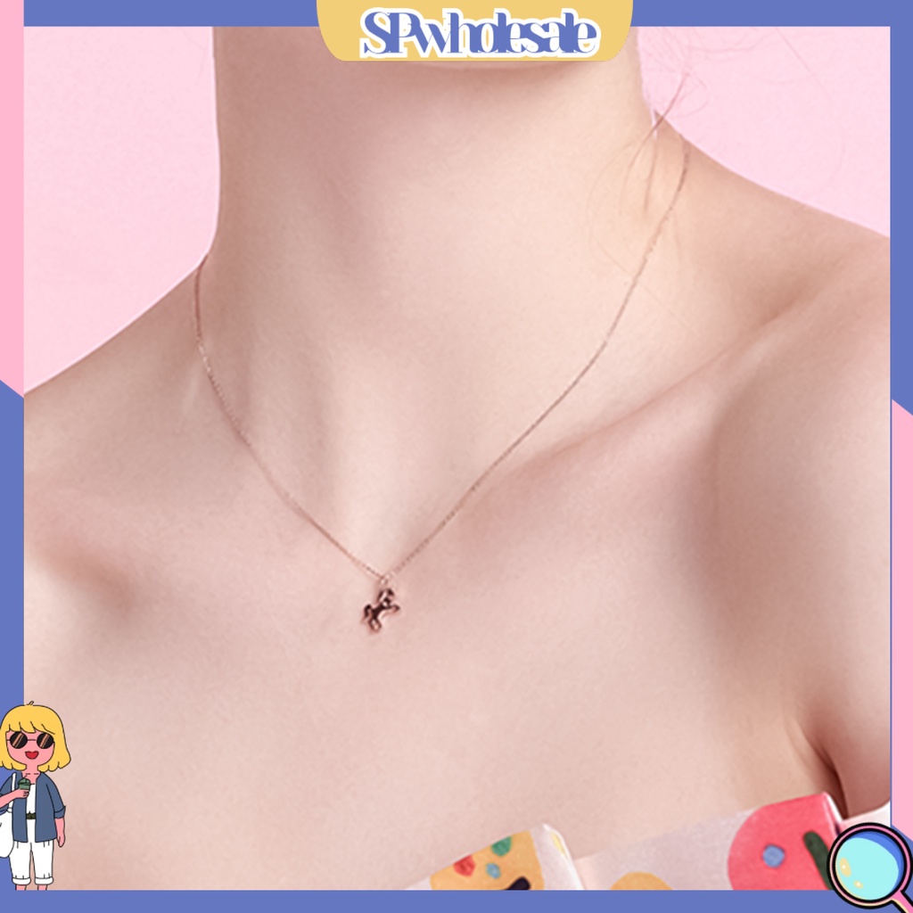Vòng cổ nữ mặt hình ngựa kỳ lân xinh xắn