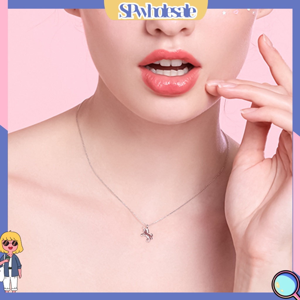 Vòng cổ nữ mặt hình ngựa kỳ lân xinh xắn