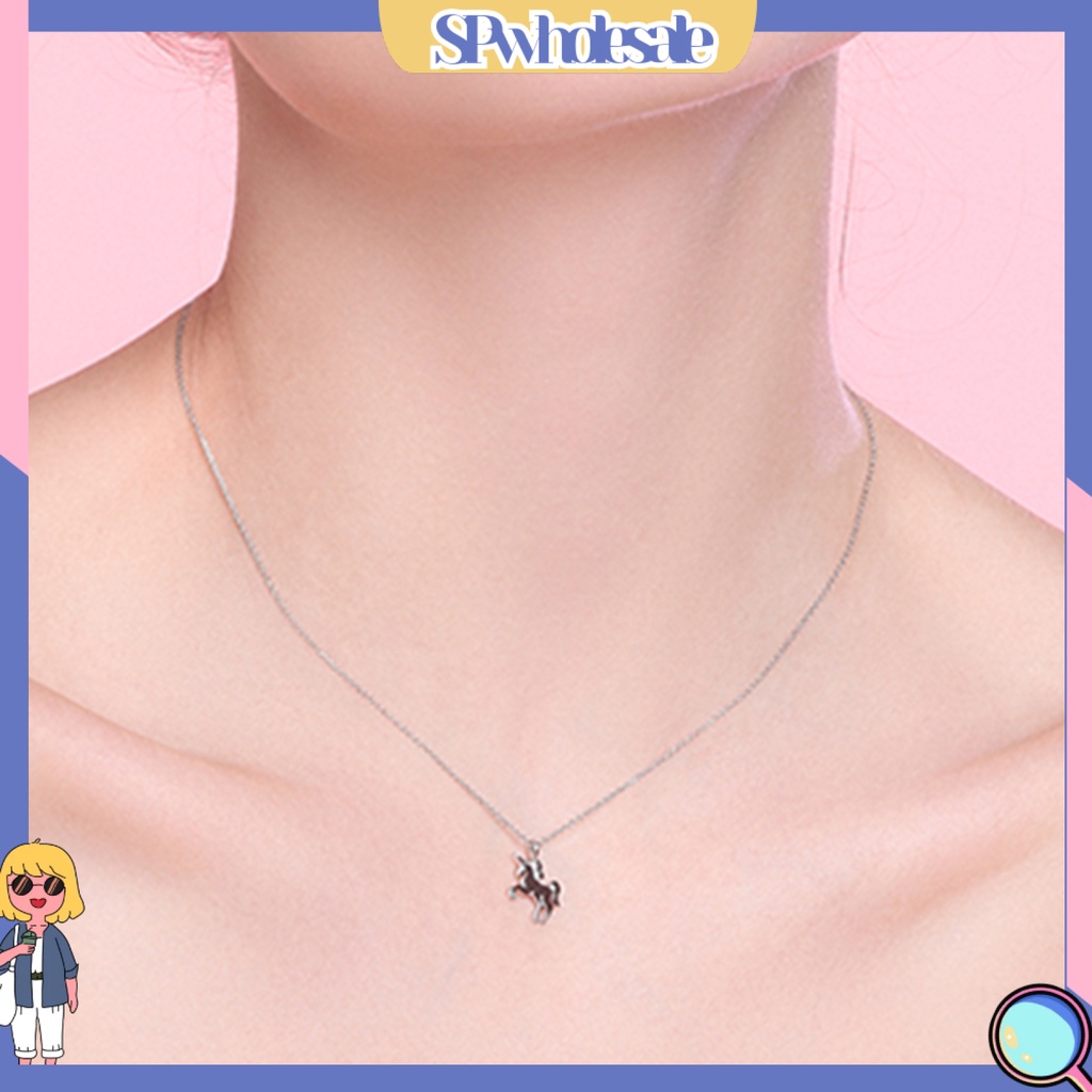 Vòng cổ nữ mặt hình ngựa kỳ lân xinh xắn
