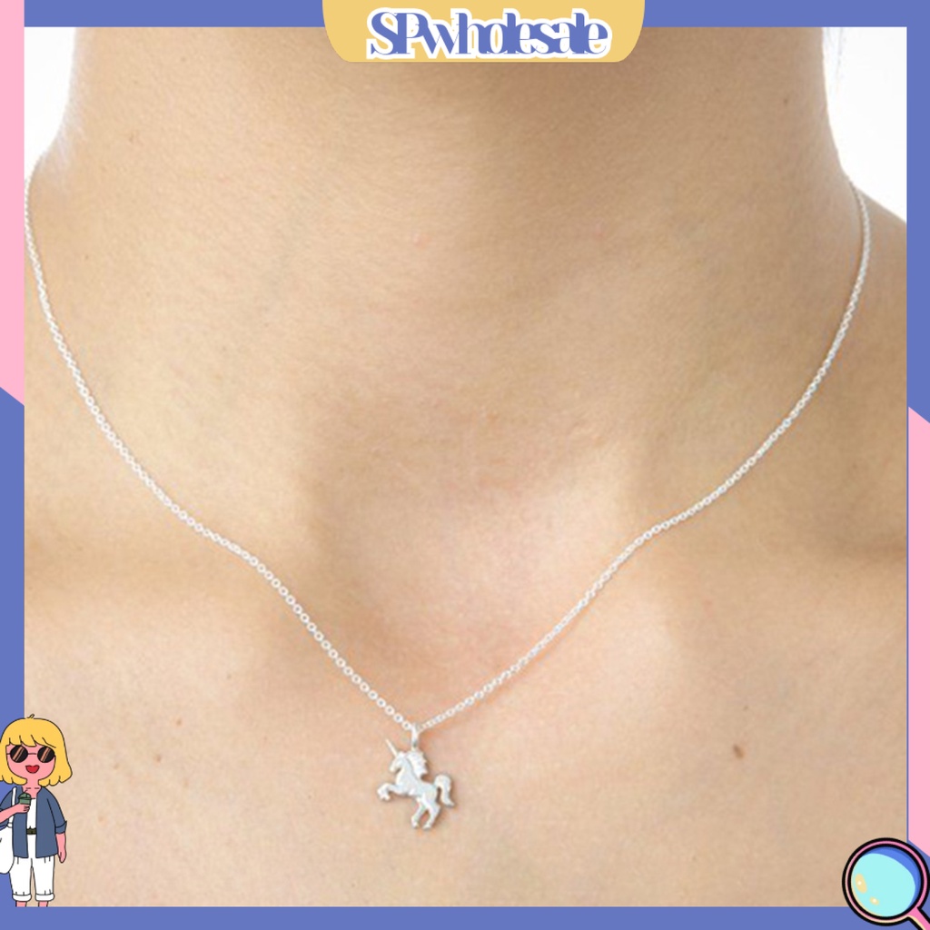 Vòng cổ nữ mặt hình ngựa kỳ lân xinh xắn