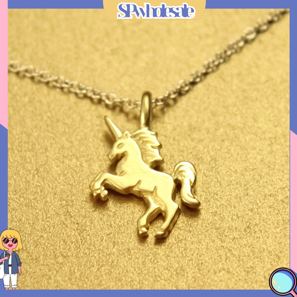 Vòng cổ nữ mặt hình ngựa kỳ lân xinh xắn