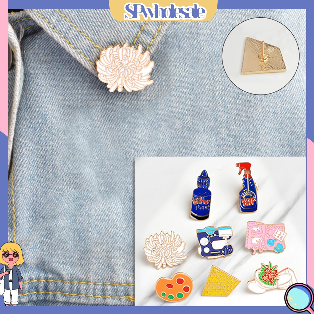 {SPwholesale} Huy hiệu cài áo trang trí nhiều kiểu dáng tùy chọn đáng yêu tiện lợi