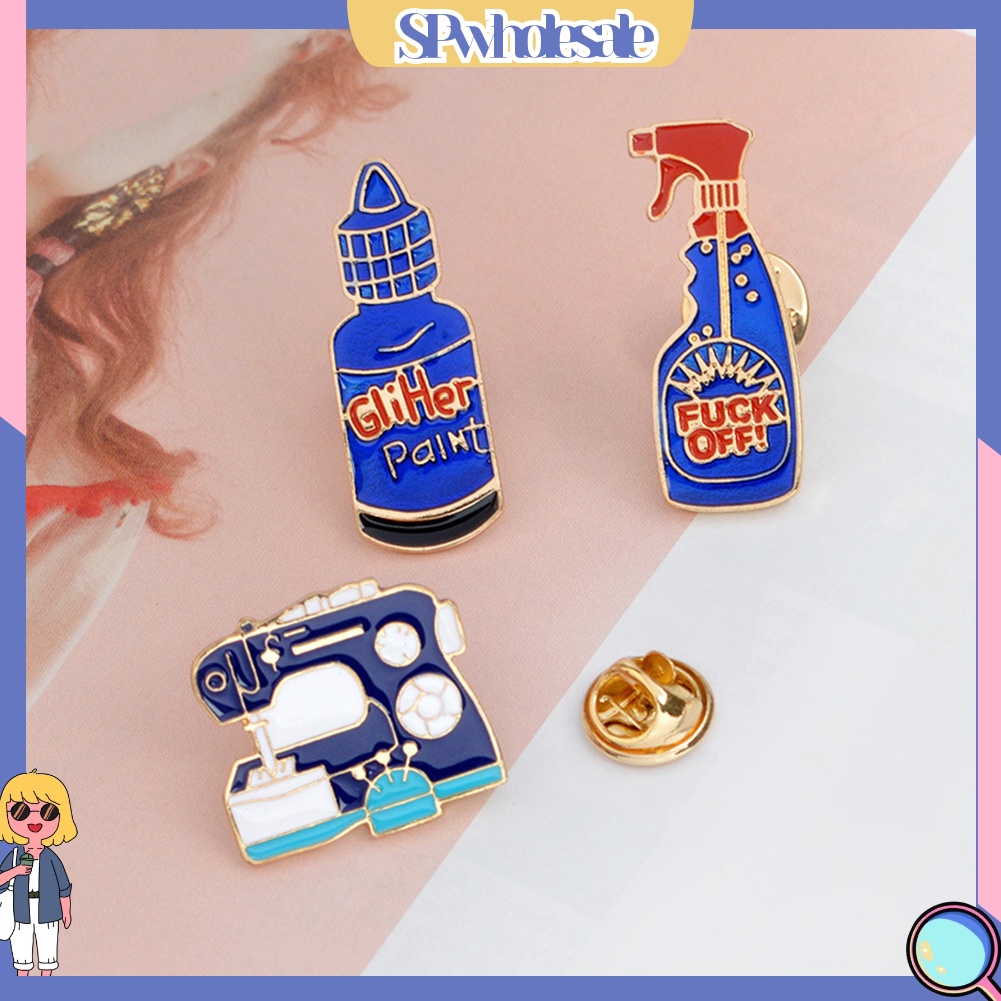 {SPwholesale} Huy hiệu cài áo trang trí nhiều kiểu dáng tùy chọn đáng yêu tiện lợi