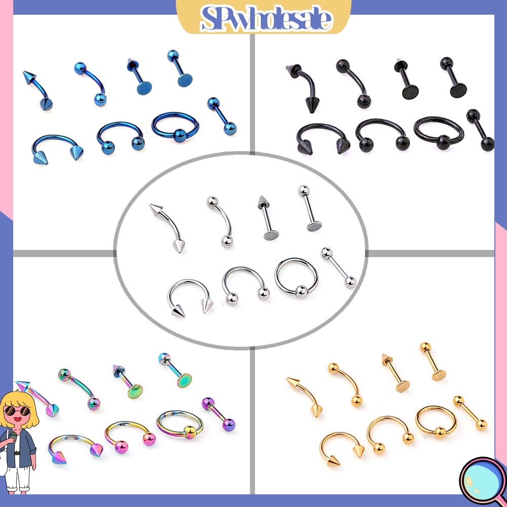 SPwholesale| Set 8 Khuyên đeo cơ thể thời trang