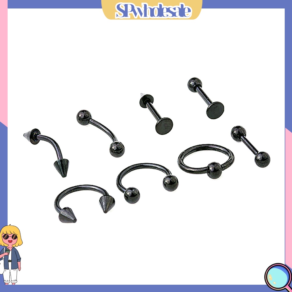 SPwholesale| Set 8 Khuyên đeo cơ thể thời trang