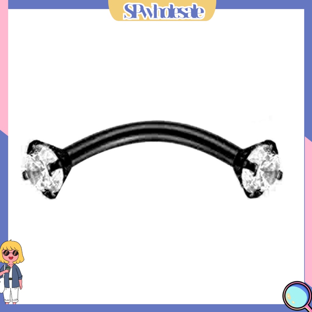 {SPwholesale} Khuyên xỏ cơ thể đính đá dạng tròn thời trang cho nữ