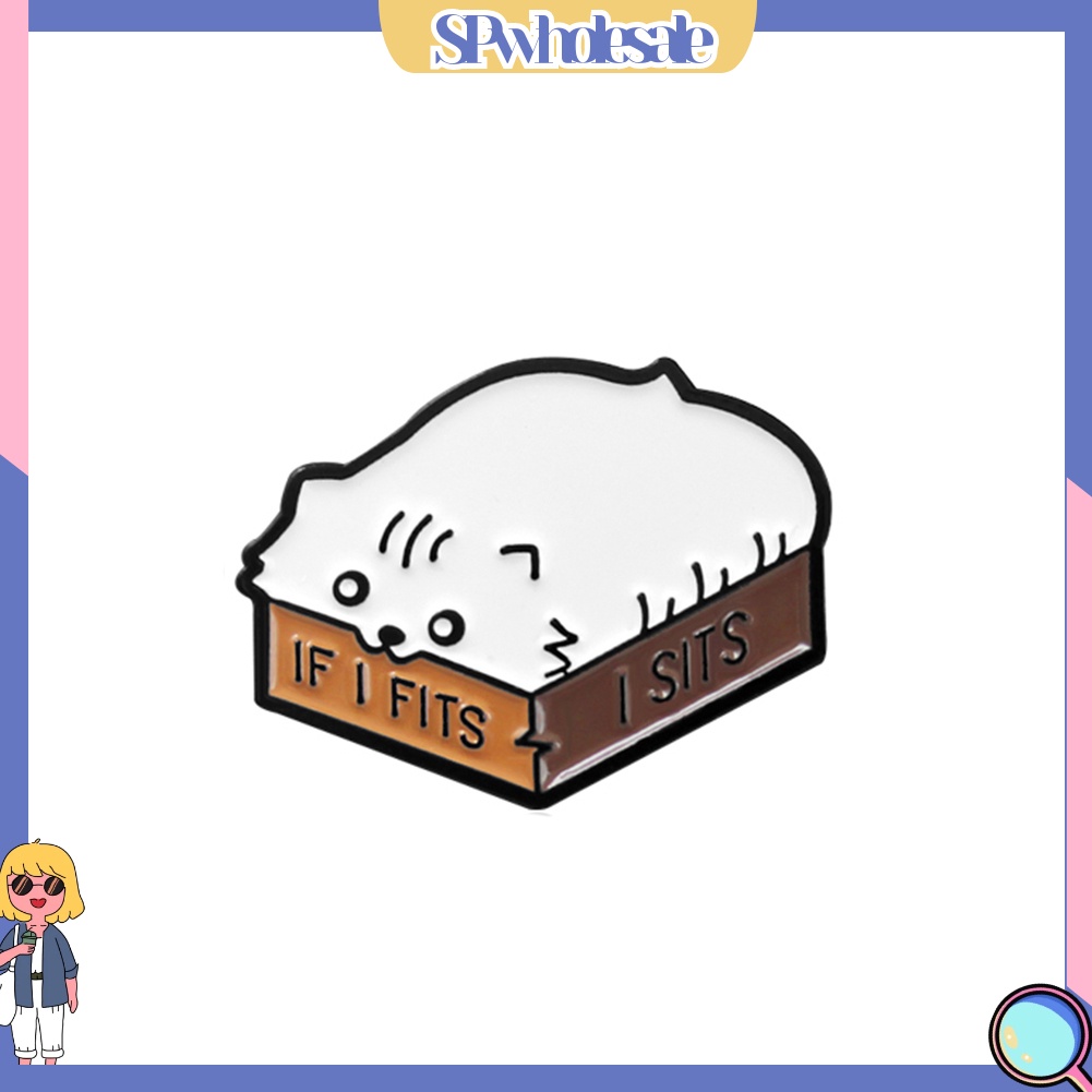 {SPwholesale} Ghim cài áo hình mèo hoạt hình dễ thương cá tính trẻ trung dành cho nữ