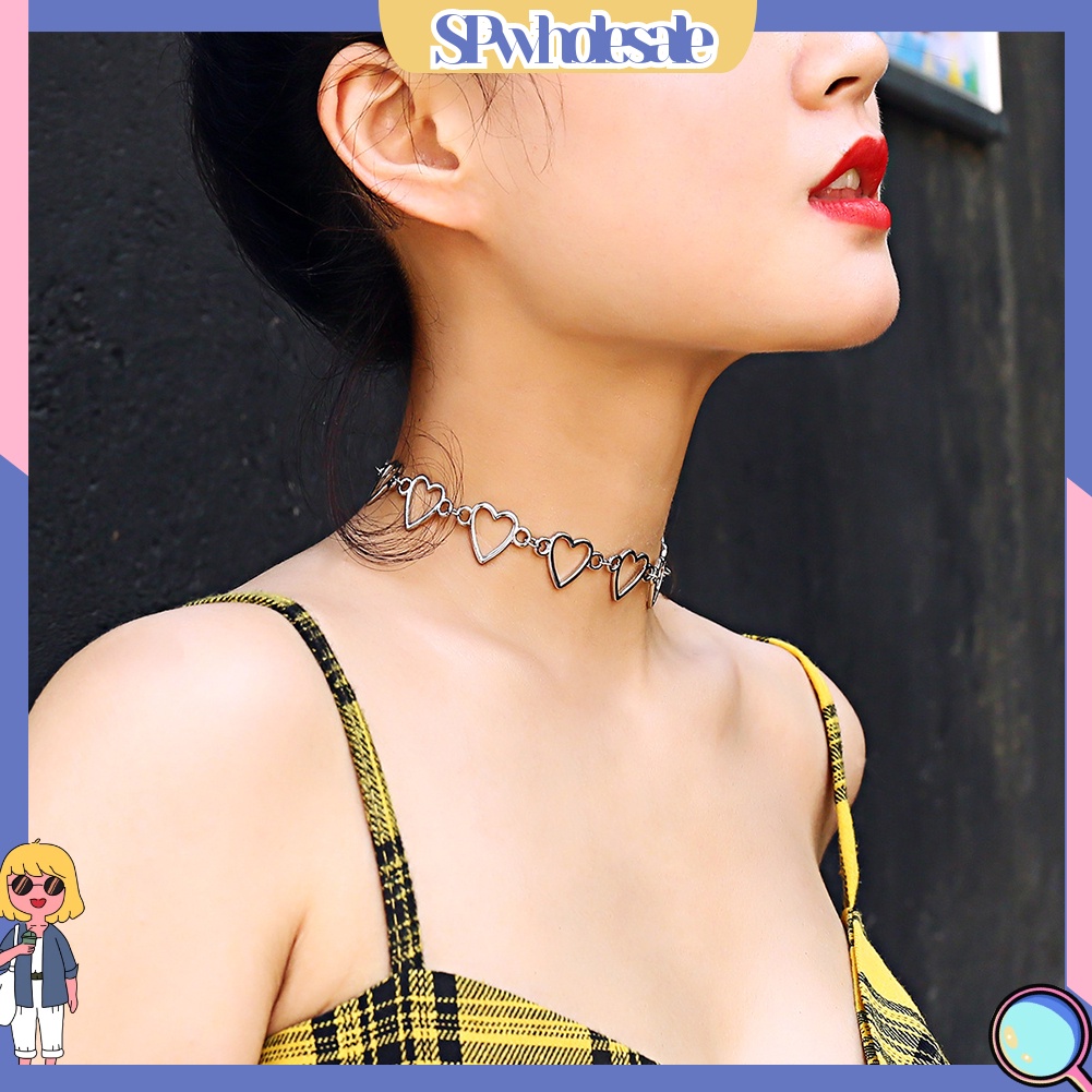 {SPwholesale} Vòng cổ choker hình trái tim thời trang nữ cá tính