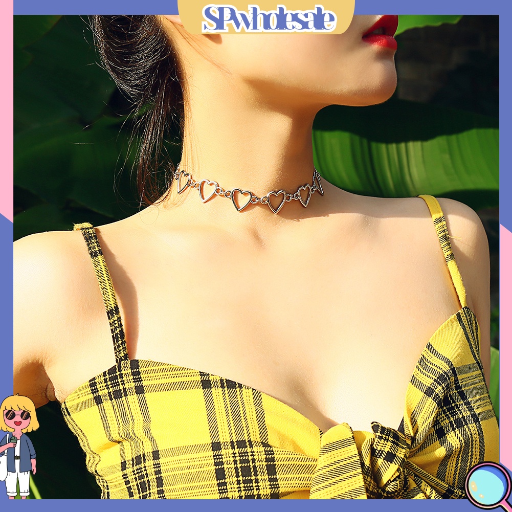 {SPwholesale} Vòng cổ choker hình trái tim thời trang nữ cá tính