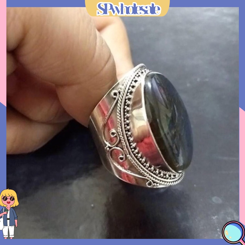 {SPwholesale} Nhẫn đính hôn kiểu dáng retro thời trang cao cấp cho nam