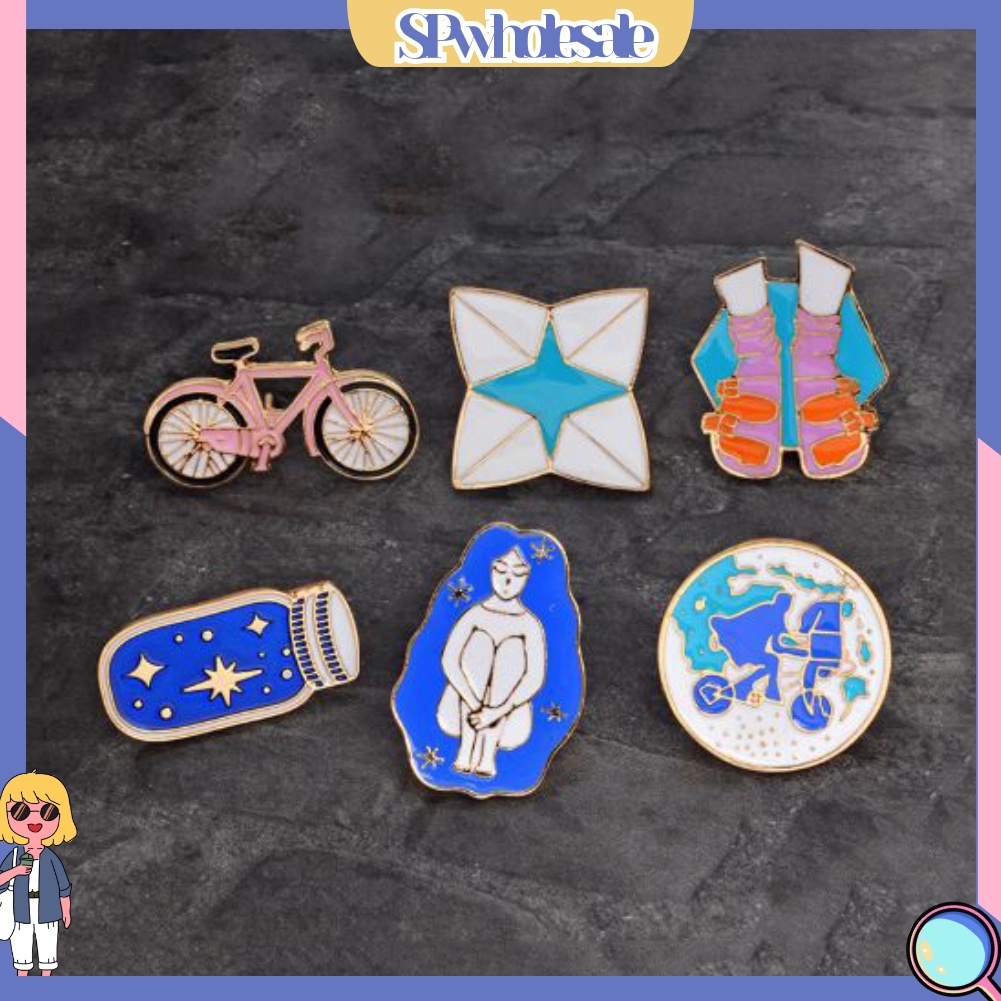 {SPwholesale} Ghim cài áo nhiều kiểu dáng sáng tạo dễ thương