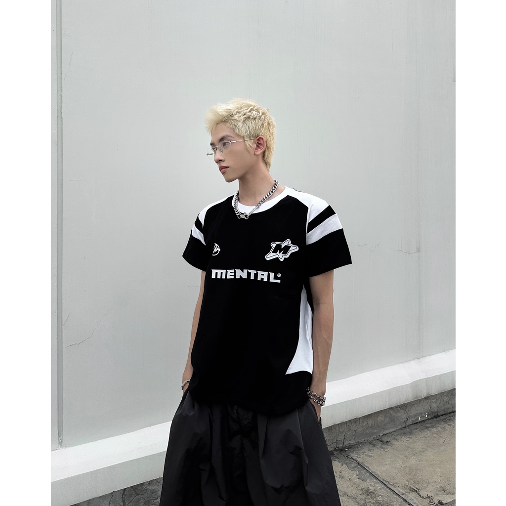 Áo Thun Nam Nữ Tay Ngắn Thể Thao COMBINE MENTAL®️ Boxy Tee - Phong Cách Blokecore